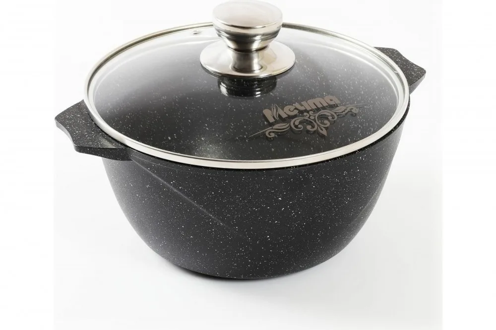 Кастрюля 5л АП Гранит black 45802