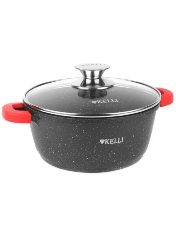 Кастрюля с мраморным покрытием 4,5л Kelli KL-4092-24