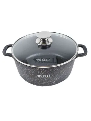 Кастрюля с мраморным покрытием 4,5л Kelli KL-4092-24