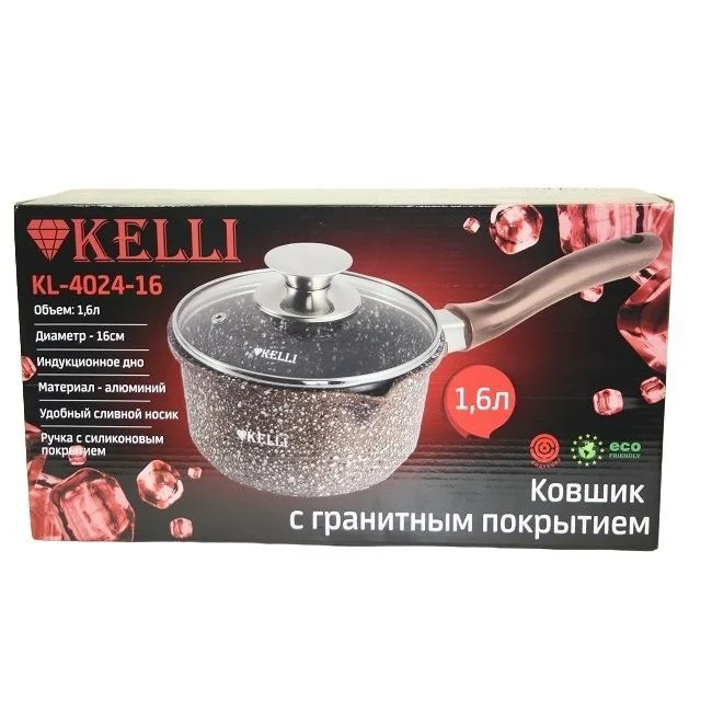 Ковш с гранитным покрытием 1,5л Kelli KL-4024-16