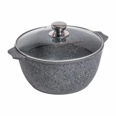 Кастрюля 8л АП "Premium" (grey).арт. 48901