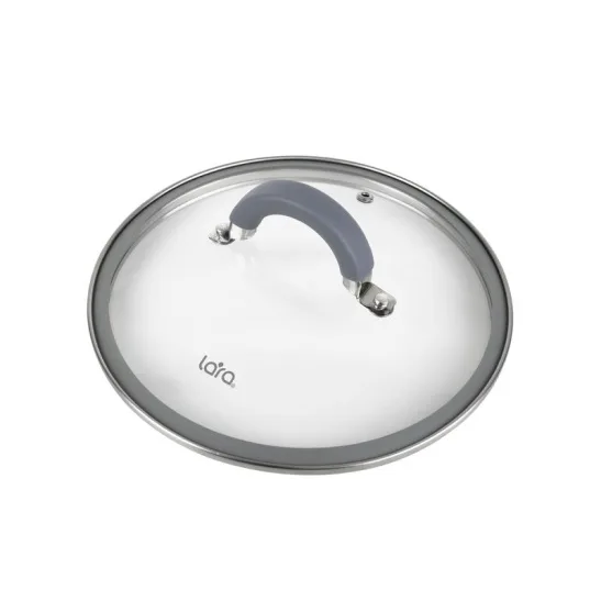 Кастрюля LARA нерж КАЛИПСО 24*14.5см 6.5л, капсул.индукционное дно LR02-276