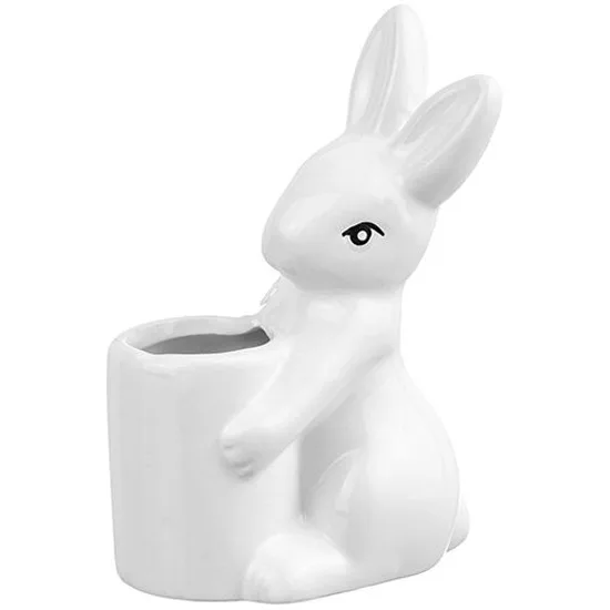 Вазочка под зубочистки "Зайчик" 6,5*4,5*10 см с зубочистками 350126
