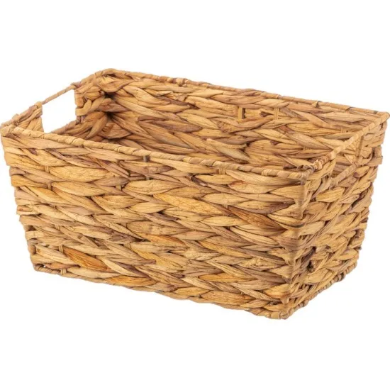 Корзинка плетеная 30*20*15 см с ручками 240239