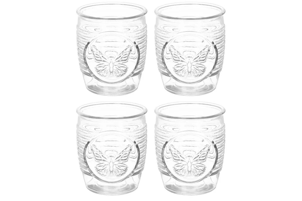 Набор 4 стаканов "Glaskraft"380 мл Elan Gallery 300151