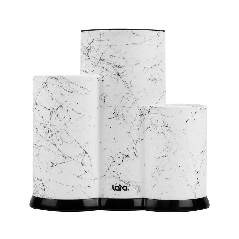 Подставка LARA для ножей универсальная  слоты LR05-107 White