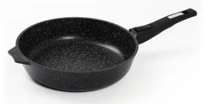 Сковорода индукционная 22см АП Гранит black Induction Pro со съемной ручкой арт. 022802И