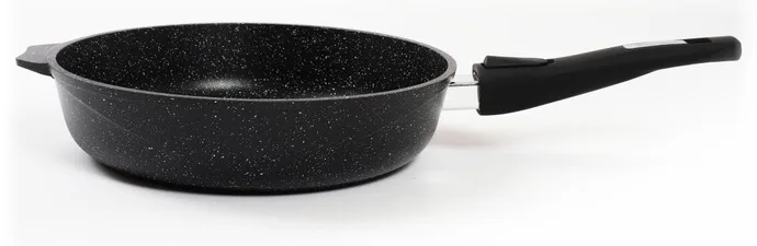 Сковорода индукционная 22см АП Гранит black Induction Pro со съемной ручкой арт. 022802И