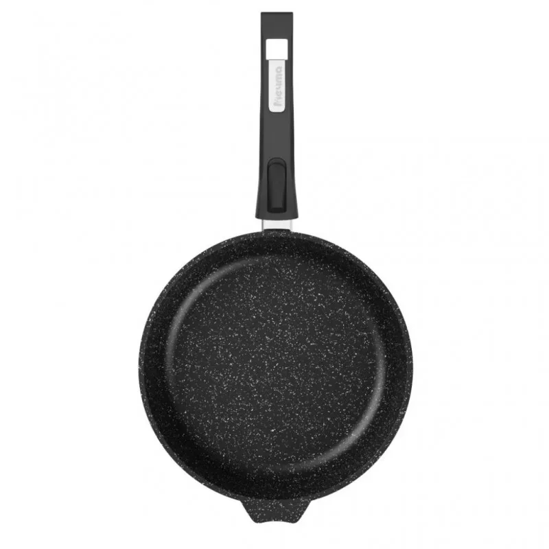 Сковорода индукционная 28см со съемной ручкой АП Гранит black Induction Pro арт. 028802И