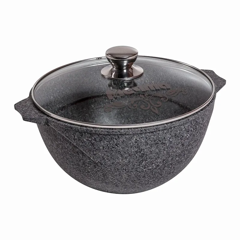 Казан для плова 8л АП "Premium" (grey).арт. 58901