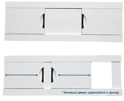 Экран НИКА 1500 белый КУПЕ