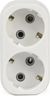 Разветвитель (двойник) с/з 16А Smartbuy SBE-16-A02-2
