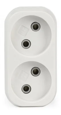 Разветвитель (двойник) б/з 10А Smartbuy SBE-10-A02-2