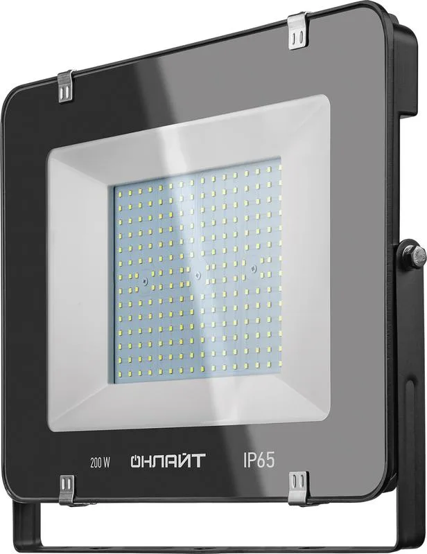 Прожектор светодиод 200Вт 6500К IP65 18000лм черн. OFL-200-6,5K-BL-IP65-LED ОНЛАЙТ 14345