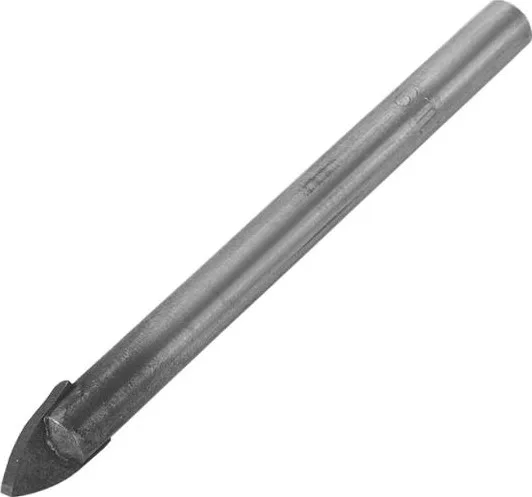 Сверло по стеклу и кафелю, d 6мм, круглый хвостовик, 2 грани, Sturm! 1055-03-06