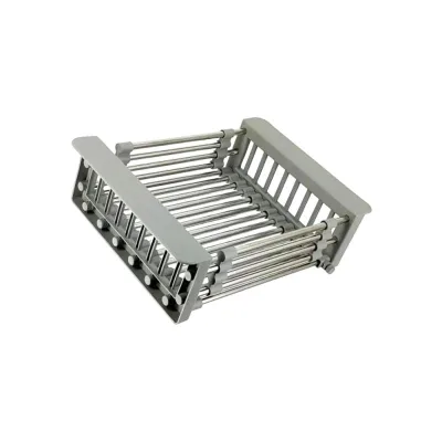 Коландер раздвижной для кухонной мойки серый GERHANS K30300