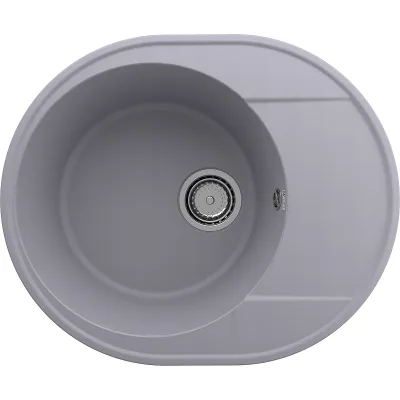 Мойка ULGRAN Quartz Nora 585-05 585*485 мм серый