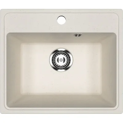 Мойка Practik PR 490-001 490*420 мм, глянец,белый камень