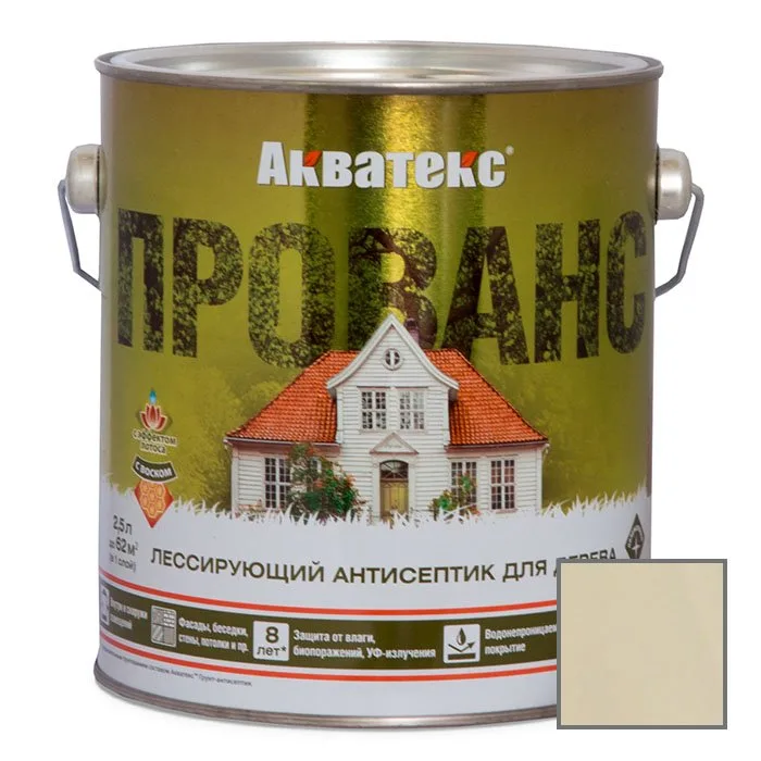 Антисептик д/дерева Прованс акватекс ВАНИЛЬ 2,5л