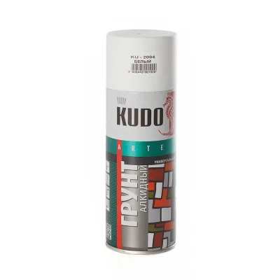 Грунт KUDO аэрозольный универсальный белый 520 мл KU-2004