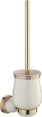 Ерш с крышкой настенный (стекло), золотой LEDEME L3610G
