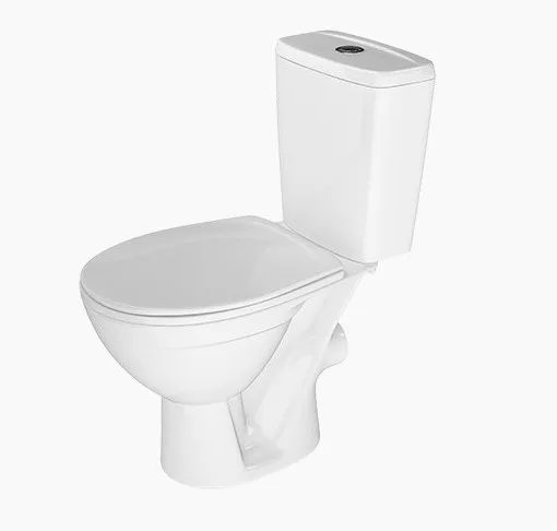 Унитаз-компакт "Соло" (белый,гориз.,нижн.,сид.,2-кн.арм.) ROSA