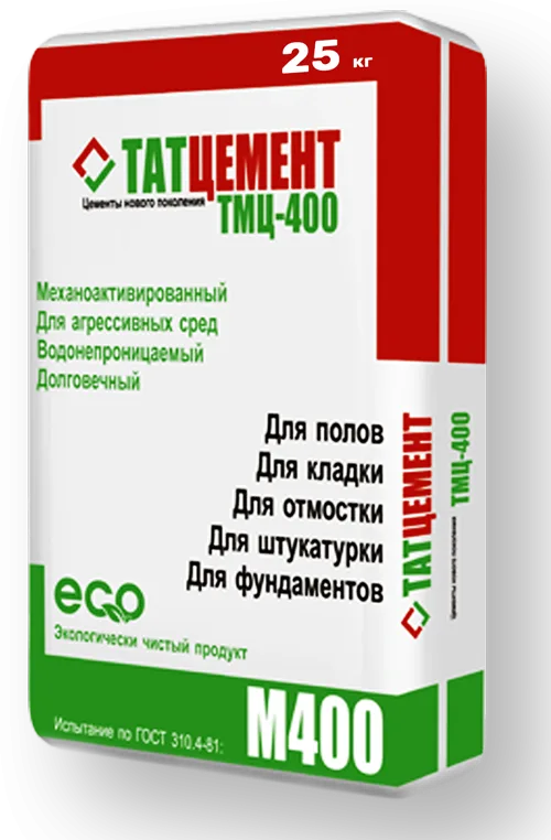 Цемент ТМЦ-400 ТАТЦЕМЕНТ 25кг