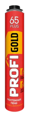 Пена монтажная зимняя PROFI GOLD 65л LIGHT 870мл (Новые технологии)