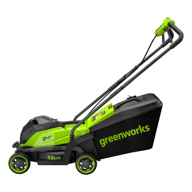 Газонокосилка акк. Greenworks GD24LM331 (024В, 33см, без АКБ/ЗУ) 2520607