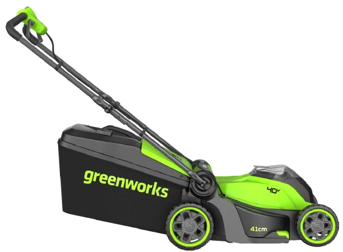 Газонокосилка аккум. Greenworks GD40LM411 (40V, 41см, 1*АКБ 5Ач и ЗУ) 2521007UG