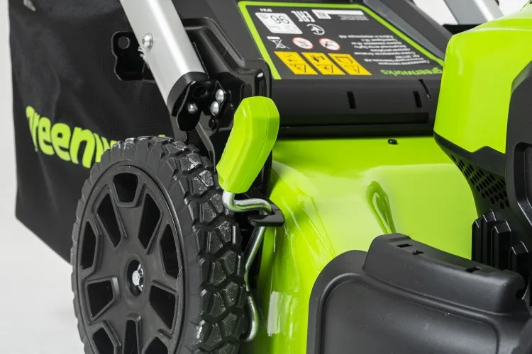 Газонокосилка аккумуляторная Greenworks GD40LM48SP (40В, самоходная б/щ, 1 АКБ 5Ач, ЗУ) 2517407