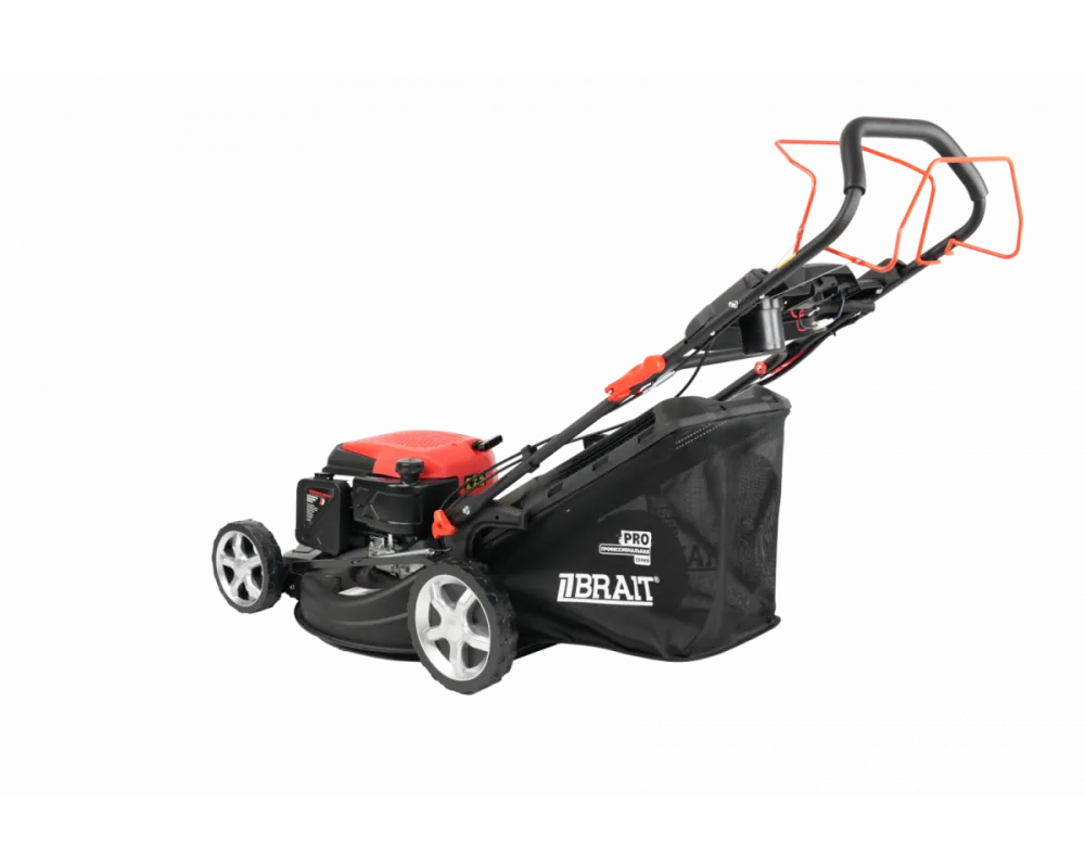 Газонокосилка бензиновая Brait BR3951SE PRO (3,9кВт, травосб.60л,шир.скаш. 510мм,выс.25-75)