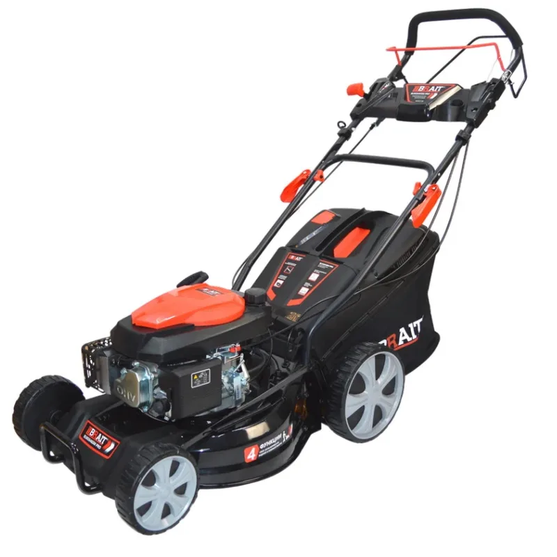 Газонокосилка бензиновая Brait BLM2646SM PRO (2,6 кВт, выброс зад./бок.,50л,шир.457мм,выс.25-70)