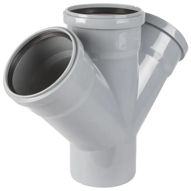 ПП Крестовина 110*110*110*87,5° СЕРАЯ VALFEX