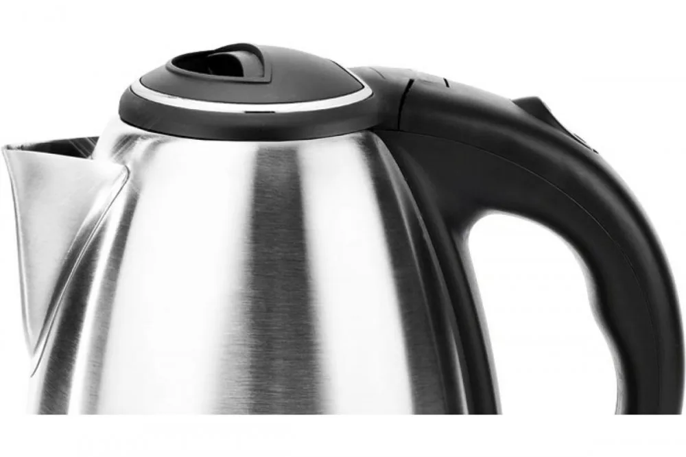 Чайник Centek CT-0035 (матовый) металл 1,5л, 2000W, хромированная вставка на крышке