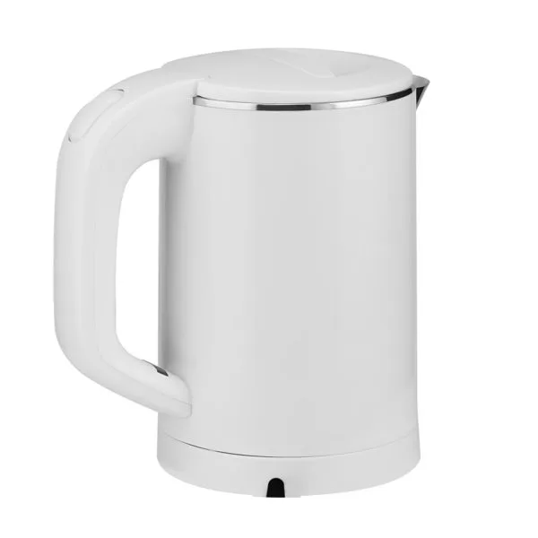Чайник Centek CT-0006 (белый) 0.6л, 1100Вт, бесшовная колба, двойные стенки, защит