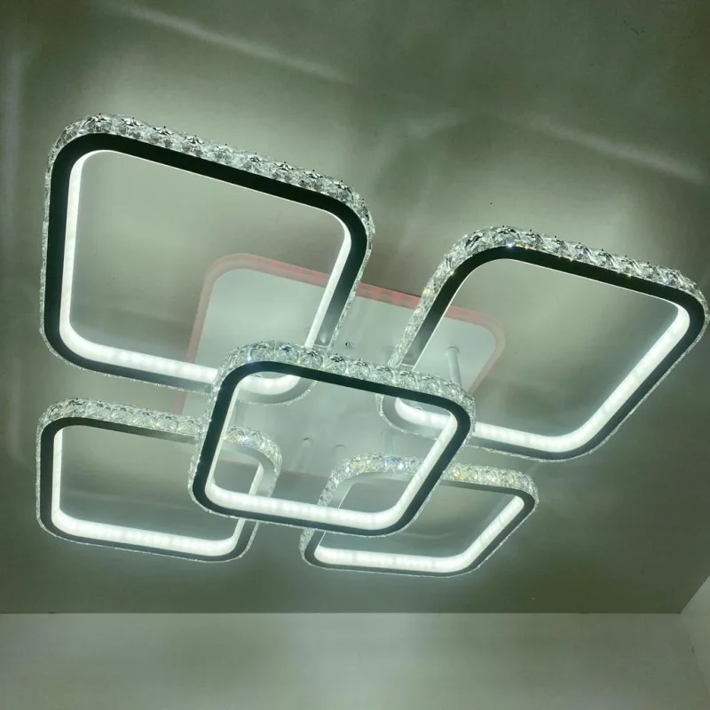 Люстра светодиодная DK5820/4+1W WH RGB 300W+10W(RGB)
