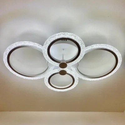 Люстра светодиодная LI8879/4 WH 72W+7W(RGB) Пульт Диммер