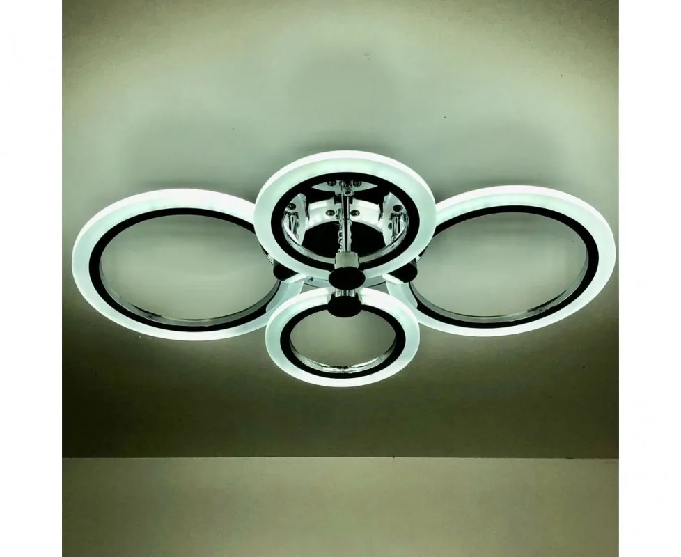Люстра светодиодная MX10025/4 COF RGB 72W+7W Пульт Диммер