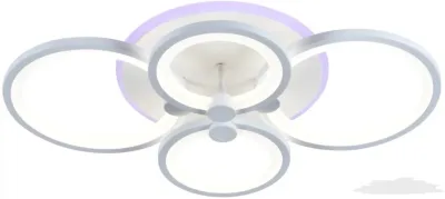 Люстра светодиодная LI8832/4 WH RGB 100W+8W(RGB) Пульт Диммер