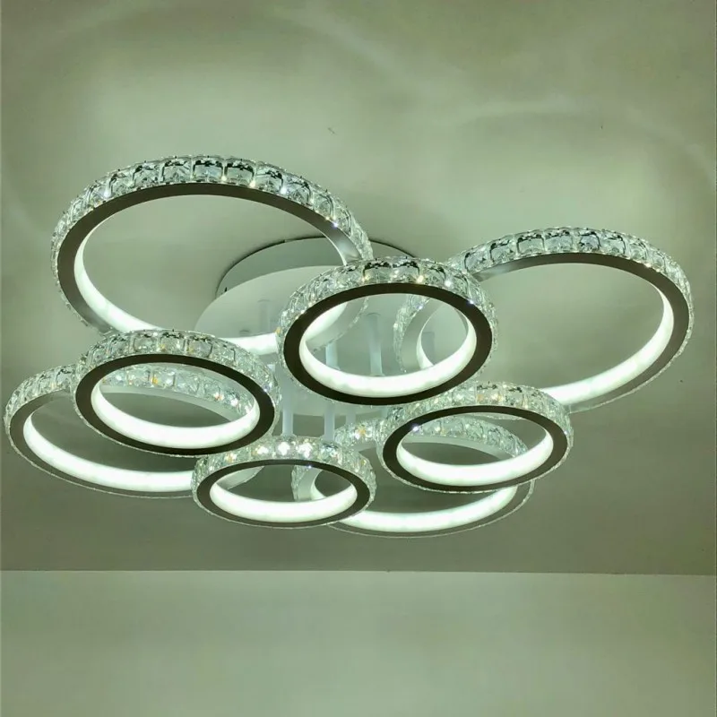 Люстра светодиодная DK5819/4+4W WH 352W Пульт Диммер S~30кв.м