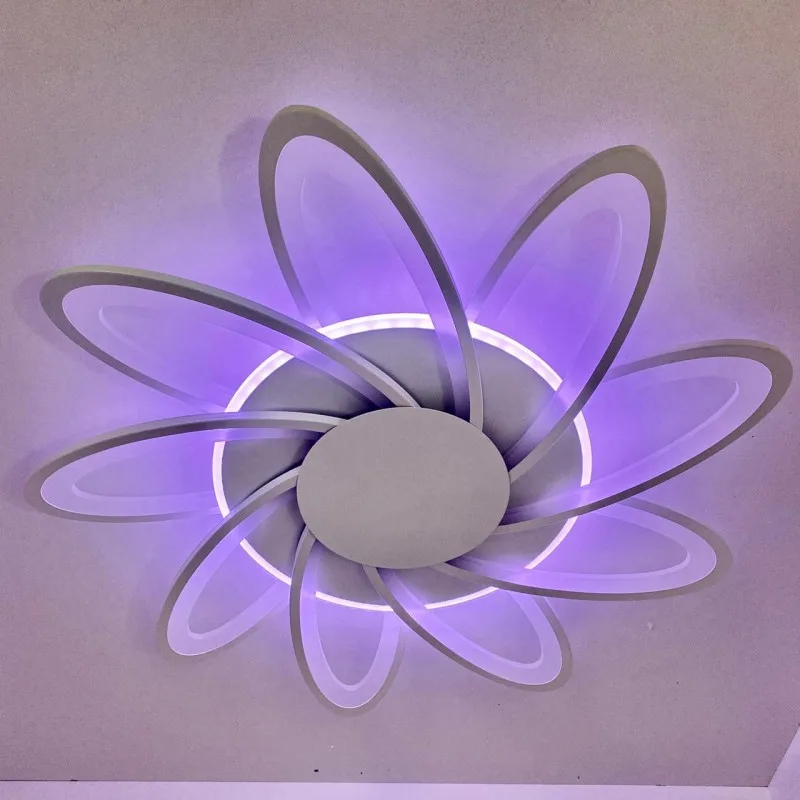 Люстра светодиодная MX10014/9C WH 216W+11W(RGB) Пульт Диммер (~27кв.м)