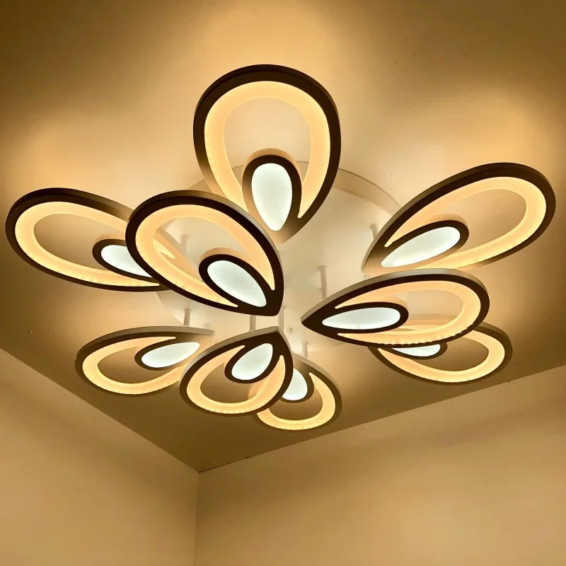 Люстра светодиодная MX10024/6+3 WH 288W Пульт Диммер (~36кв.м)