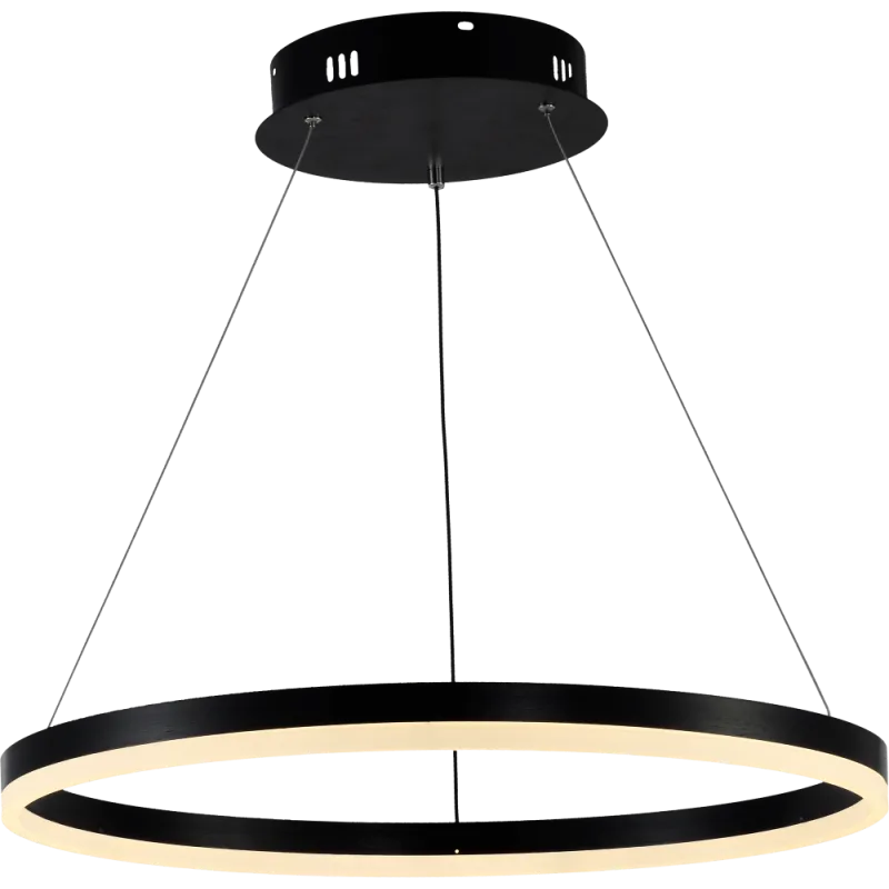 Люстра подвесная светодиодная с пультом MDL DK6035A/1 BK LED 70