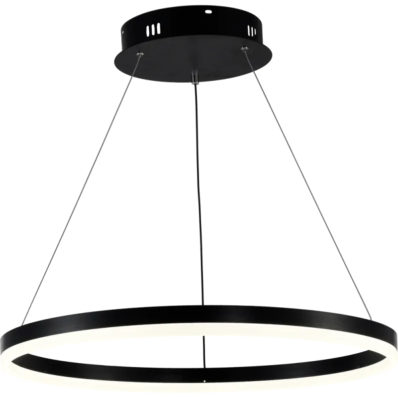 Люстра подвесная светодиодная с пультом MDL DK6035A/1 BK LED 70