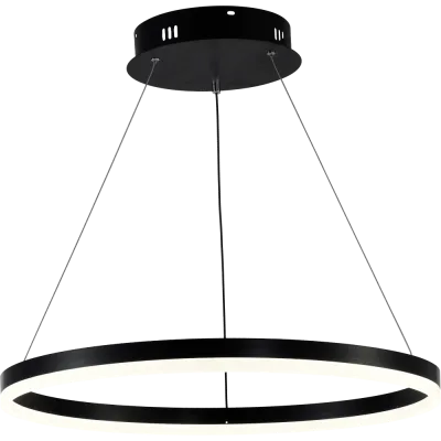Люстра подвесная светодиодная с пультом MDL DK6035A/1 BK LED 70