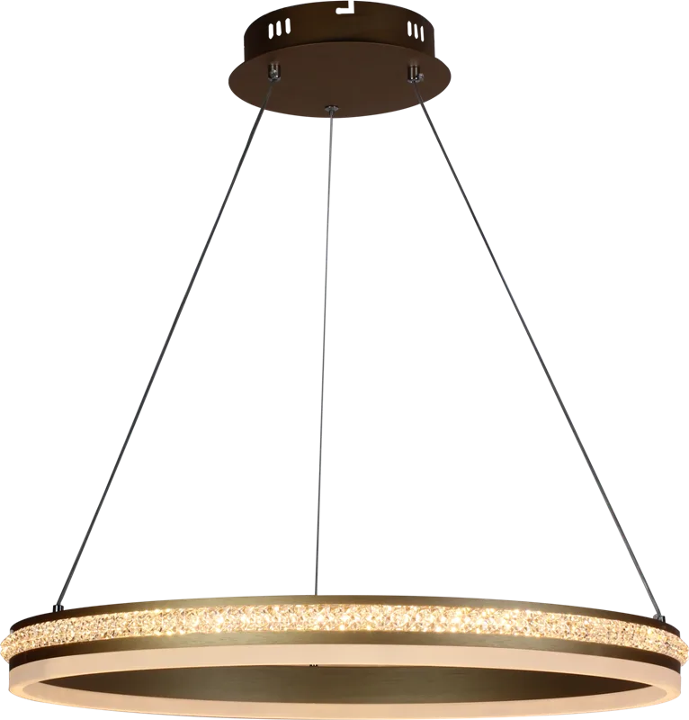 Люстра подвесная светодиодная с пультом MDL DK6040/1 GOLD