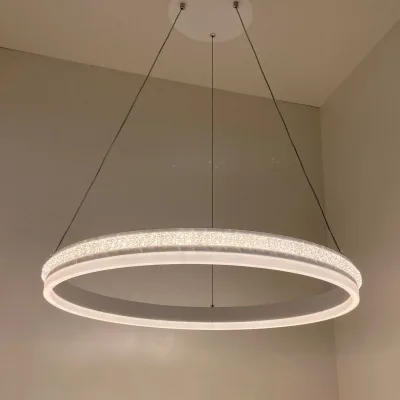 Люстра подвесная светодиодная с пультом MDL DK6040/1 WH