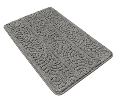 Коврик придверный влаговпитывающий SHAHINTEX icarpet 50*80 серый
