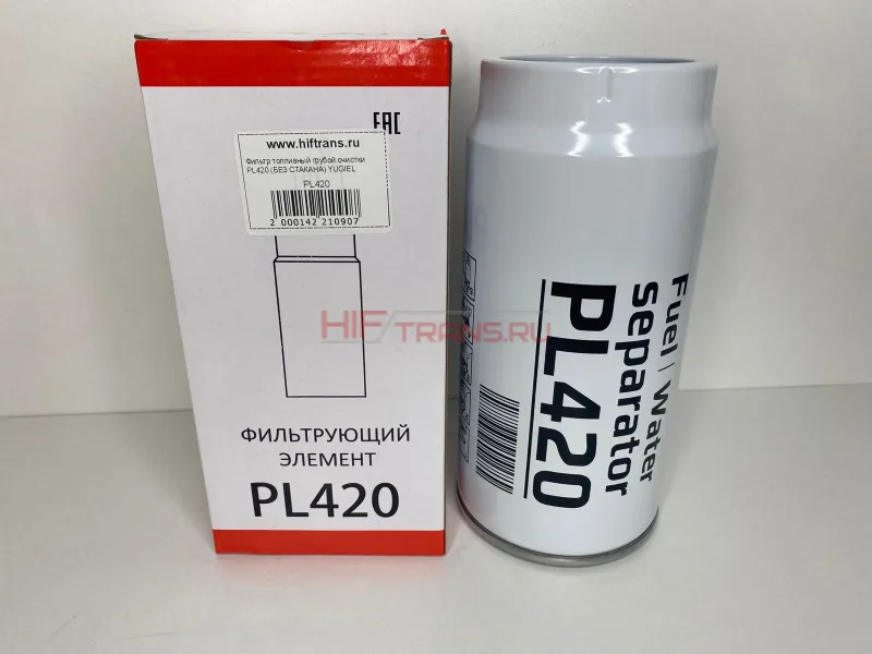 Фильтр топливный грубой очистки PL420 (без стакана) YUGIEL